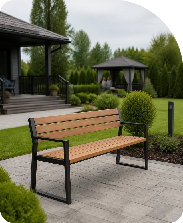 Парковая скамейка на заказ в Вязниках по цене от 8012 р. | РадиДОМА-Взн
